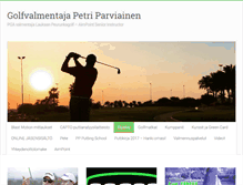 Tablet Screenshot of golfvalmentaja.com